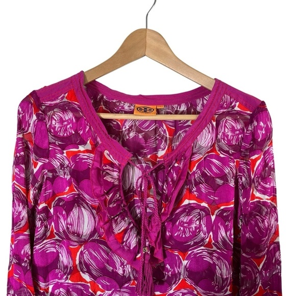 TORY BURCH Gwenna Tunic Blouse Top - Picture 4 of 9